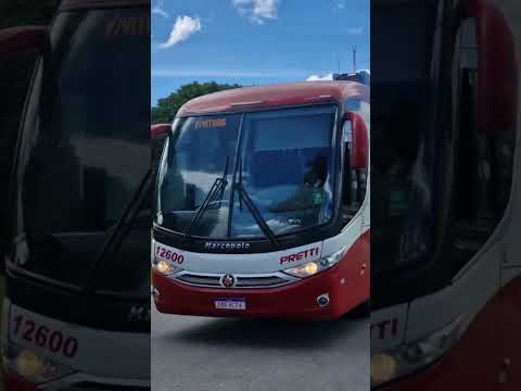 Pretti 12600 - Baixo Guandu x Vitória #zezédicamargoeluciano  #ônibus #busologia #onibus #autobuses