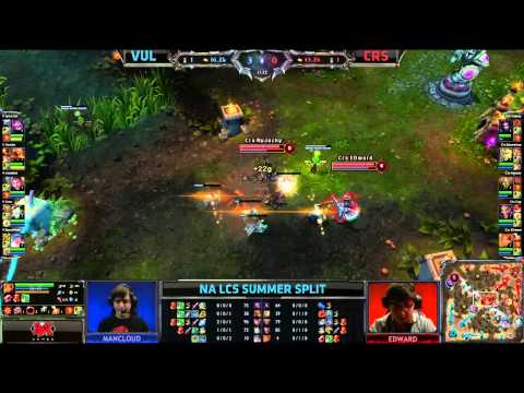 Team Vulcun (VUL) vs Team Curse (CRS) || NA LCS Summer 2013 W2D1 || Full Game HD