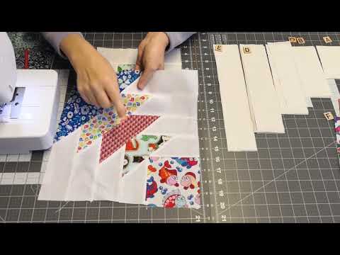 no 004 Patchwork Pinapple Block mal anders-easy way !