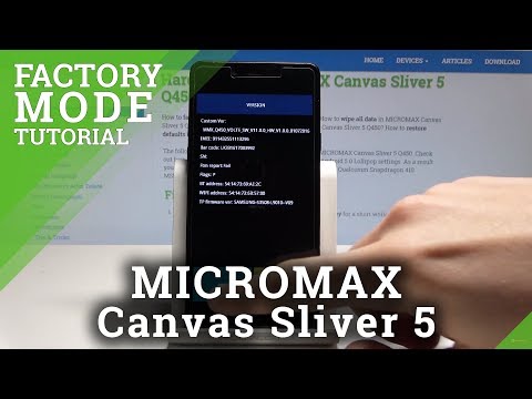 How to Enable Factory Mode in Micromax Canvas Silver 5 - Hidden Features / Test Mode