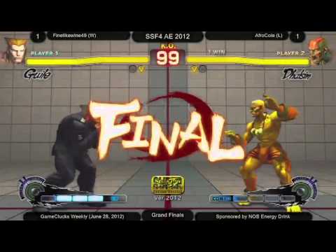 Finelikewine49 (GU) vs AfroCole (DH) - Grand Finals - AE 2012 - Thursdays @ GameClucks - GCFGL W17