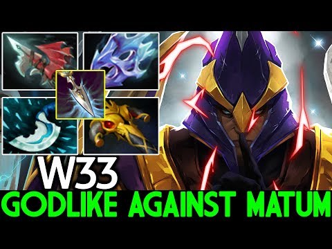 W33 [Silencer] Crazy Mid Godlike Against Matumbaman Morp 7.24 Dota 2