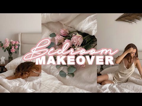BEDROOM MAKE OVER - unboxing a new bed, Brooklinen review & attempting to upgrade our shower