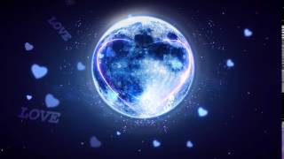 Heart Shaped Moon and Lovely Night