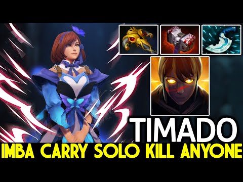 TIMADO [Marci] New Imba Carry Solo Kill Anyone with Basher + BKB Dota 2
