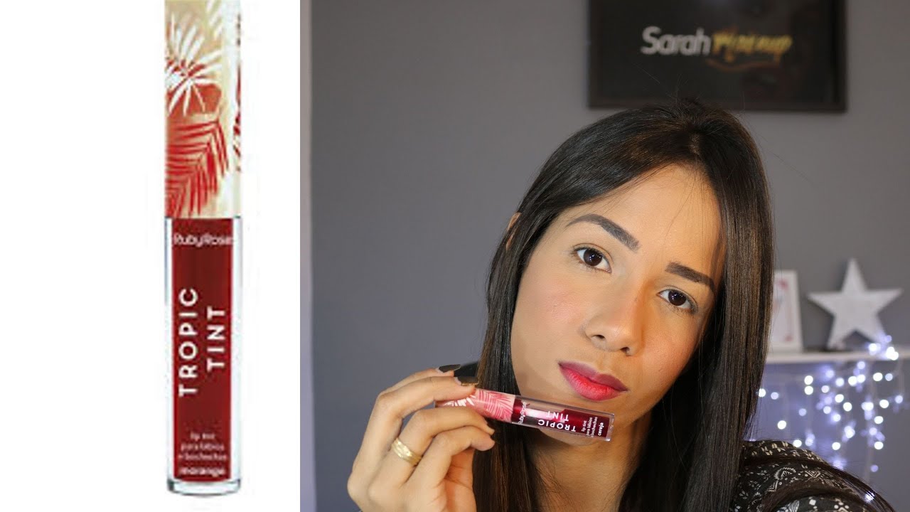 Watch Now Resenha Lip Tint Tropic - Ruby Rose Resenha Lip Tint Tropic - Ruby Rose