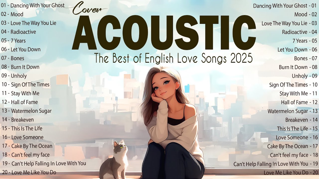 New English Songs With Lyrics 2025 🌧 Quiet Acoustic Songs 2025 For Gentle Rainy Hours