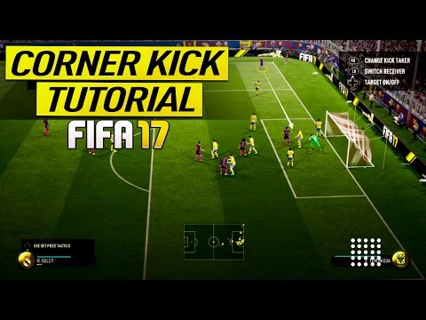 FIFA 17 NEW KILLER CORNER KICK TUTORIAL - BEST UNSTOPPABLE TECHNIQUE TO SCORE EASY GOALS