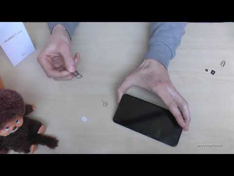 Huawei P Smart (2019): How to insert the microSD card. Installation of the micro SD
