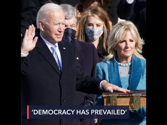 Joe Biden sworn in as 46th US president