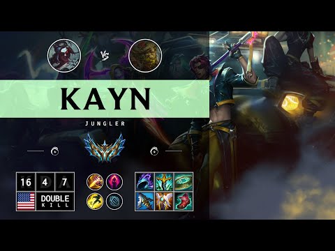 Kayn Jungle vs Ivern - NA Challenger Patch 14.13