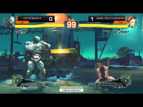 SSF4 AE DREAMHACK VALENCIA CG Problem X Se vs WDM MCZ Cuongster Ca   losers bracket 720 P