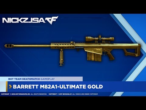 Barrett M82A1-Ultimate Gold | CROSSFIRE Vietnam 2.0