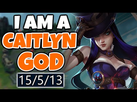 I haven't played Caitlyn in months. Turns out I'm a GOD at her | 12.22