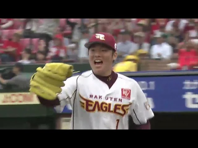 【10回表】イーグルス・松井裕 満塁のピンチを併殺で切り抜ける!! 2016/6/12 E-C
