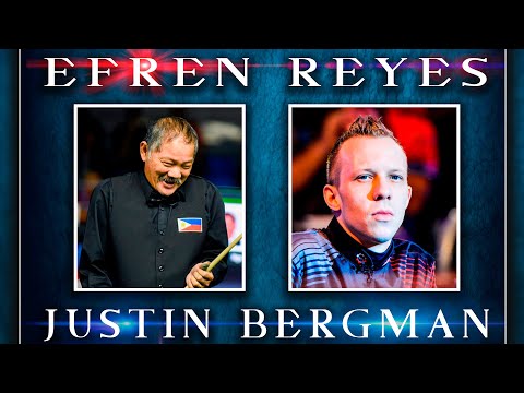 Justin Bergman vs Efren Reyes Highlights