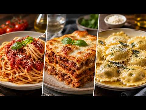 Every Pasta Explained | 10 Famous Italian Pasta Shapes You Should Know 🍝