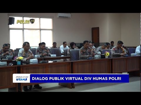 POLDA KALTIM HADIRI DIALOG PUBLIK VIRTUAL DIV HUMAS POLRI