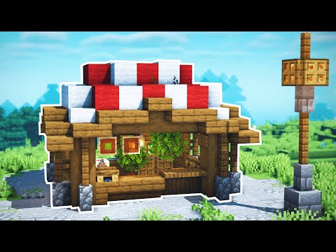 How to build a shop in Minecraft | Minecraft Simple Shop