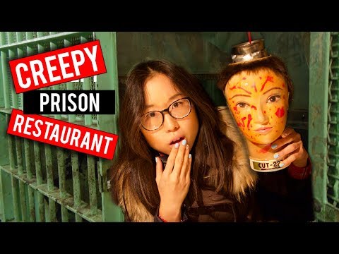 Japanese PRISON THEMED Restaurant in Tokyo Video