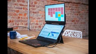 Duex Float Portable Stacked 2nd Monitor for Laptops