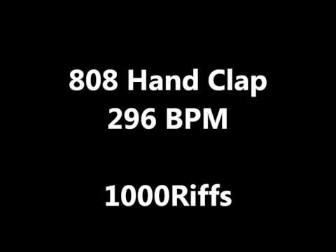 808 Hand Clap : 296 BPM - Beats Per Minute