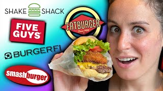 Five Guys VS Shake Shack VS Fatburger VS BurgerFi VS Smashburger