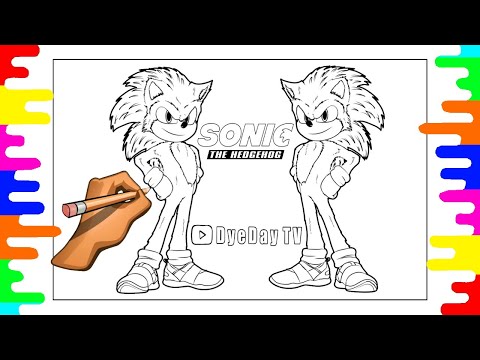 👀 Sonic the Movie Coloring Pages | Itro and Tobu - Cloud 9 [NCS10 Release]