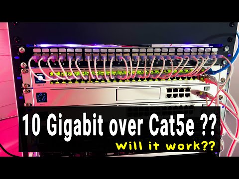Will 10 Gigabit work with Cat5e? - 10Gbe HomeLab Network Upgrade!
