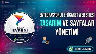 8-Entegrasyonlu E-Ticaret Web Sitesi Tasarım ve Sayfalar Yönetimi