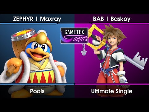 Gametek Night 2023.07 Pools - Maxray (King Dedede) Vs. Baskoy (Sora) SSBU Ultimate Tournament
