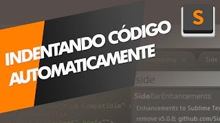 Indentando código automaticamente no Sublime