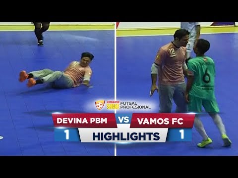 PANAS BANGET! DEVINA PBM VS VAMOS FC (1-1) - Highlights ExtraJoss Shake Futsal Profesional 2019