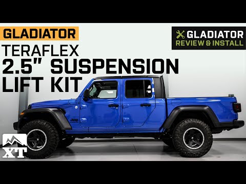 Jeep Gladiator JT Teraflex 2.50-Inch Coil Spring and Suspension Lift Kit Review & Install