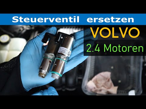Volvo ECM-640A - Probleme mit dem Nockenwellenversteller - Steuerventil ausbauen, reinigen, wechseln