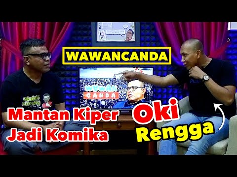 WAWANCANDA OKI RENGGA. MANTAN KIPER PSMS JADI KOMIKA