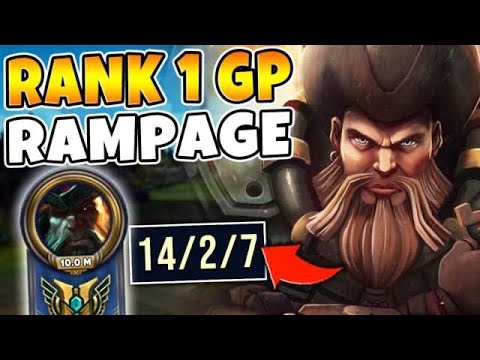 WHEN A 10 MILLION MASTERY POINTS GANGPLANK CATCHES FIRE IN RANKED - League of Legends