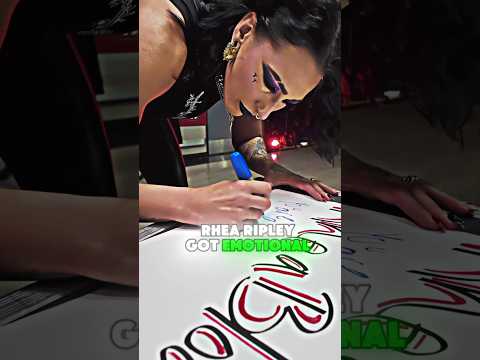 Rhea Ripley Got EMOTIONAL 😭