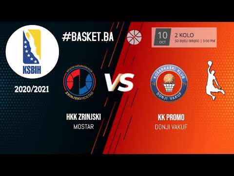 HKK Zrinski vs KK Promo - 2 kolo KSBIH 2020/2021