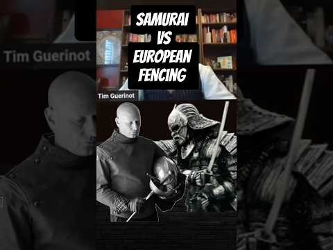 European Fencing vs Samurai | Historical #fencing #training #competition #history