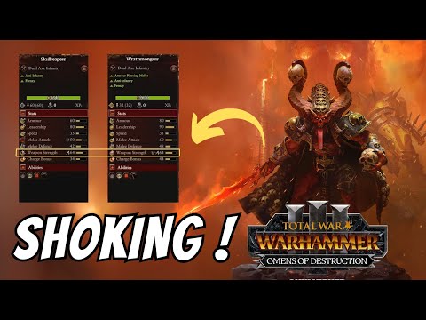New KHORNE Units Stats Comparison (Weird!) | Total War Warhammer 3