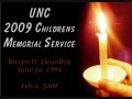 UNC Children S Memorial Service In Memory Of Brycen Llewellyn