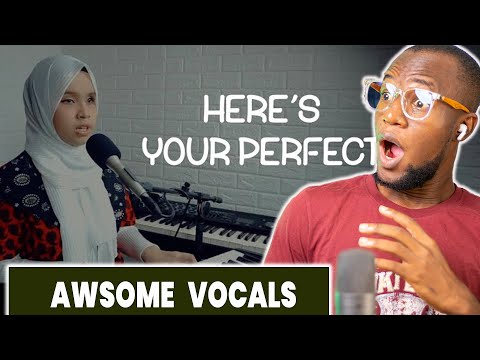 First Time Hearing Putri Ariani "Here's Your Perfect" | Jamie Miller Cover | Reaction