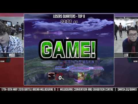 BAM11 PM Singles - Nido (R.O.B.) vs Lux (Zelda) LQF