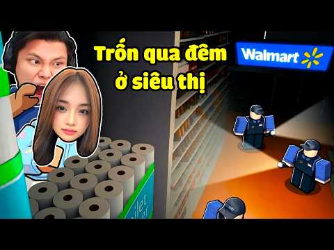 7 Ngày Sinh Tồn Trong Siêu Thị Trốn Bảo Vệ Hung Dữ Cùng Mochi & JayGray 😭 Roblox Obby