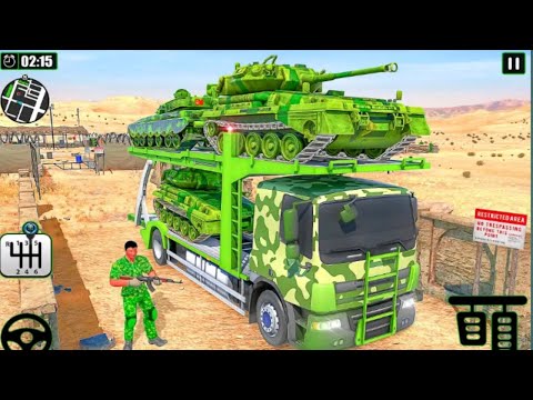 US Army Transport Simulator 3D - Army Vehicle Transporter Truck Driving-Android Games