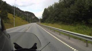 preview picture of video 'road2view - Norway - E6 along lake Mjøsa'