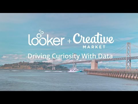 With the Looker data platform, a centralized view of Creative Market's data allows anyone to quickly ask questions, interact with visualizations, and share findings