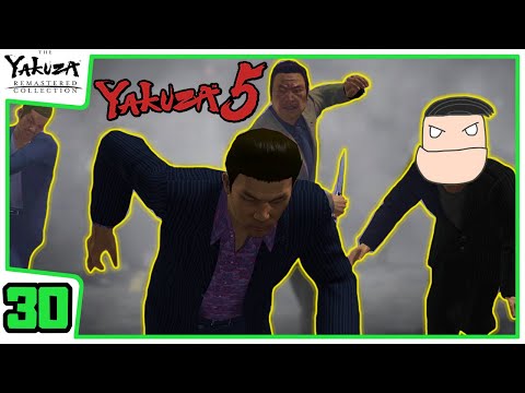 SHINADA VS NAGOYA FAMILY (MANABE & KUBOTA) | Yakuza 5 Remastered (PS4 Pro) | Let's Play (Part 30)