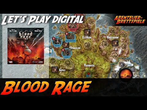 Blood Rage Let's Play auf Board Game Arena